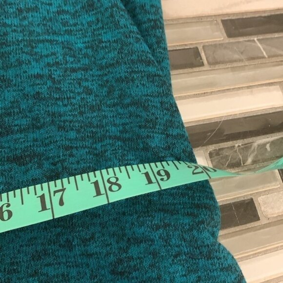 Joe Fresh Knit Lightweight Green Sleeveless Rouched Dress - Picture 7 of 10